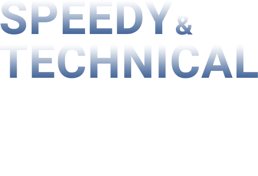 SPEEDY & TECHNICAL より速く、より技巧的に。生産性の向上をサポートするプロ仕様の製品をお取り扱い。